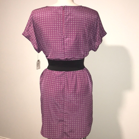 NWT CASLON ▪️ purple & gray shift dress ▪️ sz S - Picture 4 of 8